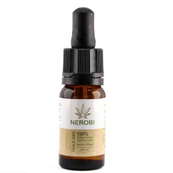 Huile CBD Nerobi Full Spectrum (15%) vue produit flacon compte-gouttes précis