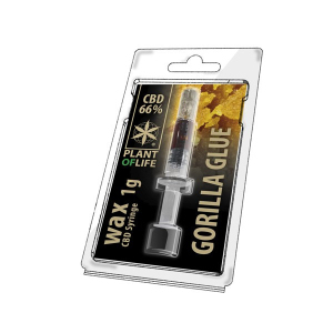 CBD Wax Gorilla Glue 66% 1ML Plant of Life