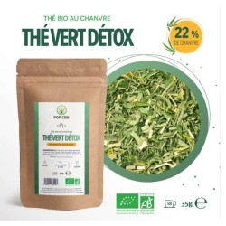 Thé vert bio Detox au CBD